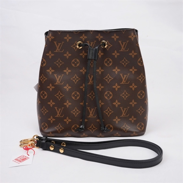 Túi LV NéoNóe hoa nâu kèm lót form sz25 (MV) KG+
