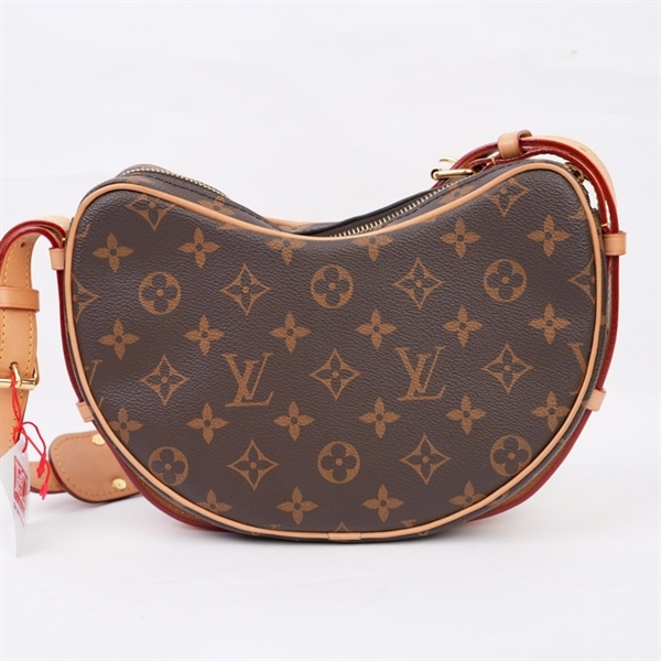 Túi LV Croissant hoa nâu kèm ví sz24 (MV) KG+