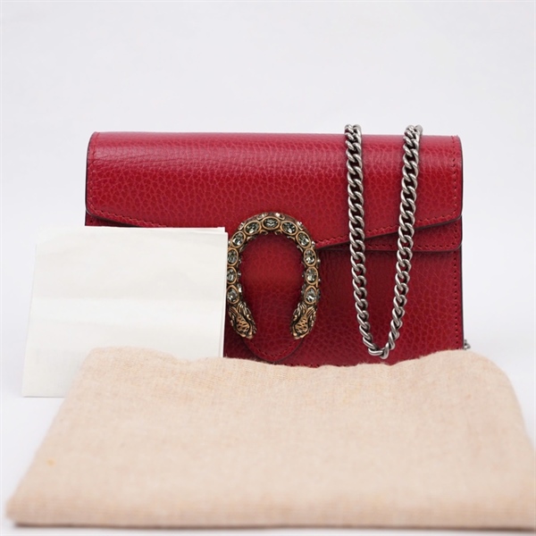 Túi GG Dionysus đỏ (476432-0959) sz16 (MV) KG+