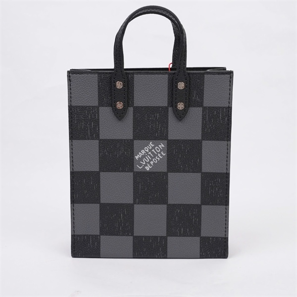 Túi LV Sac Plat XS ô vuông đen sz16 (MV) KG+