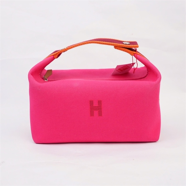 Túi Hermes Bride-a-Brac Case hồng đậm có lót form KG+