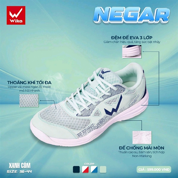 Giày Thể thao WIKA NEGAR 36=>44, 163G NY599
