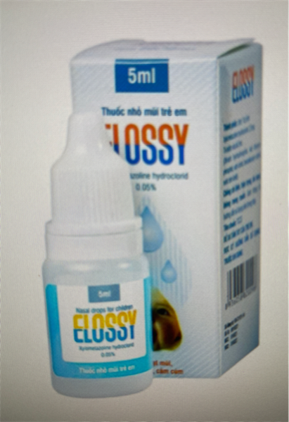 Thuốc nhỏ mũi trẻ em Elossy 5ml - Dược Khoa