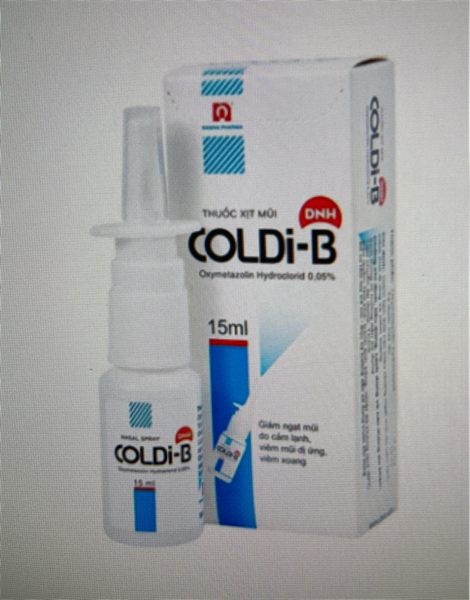 Thuốc xịt mũi Coldi B DNH 15ml - Nam Hà