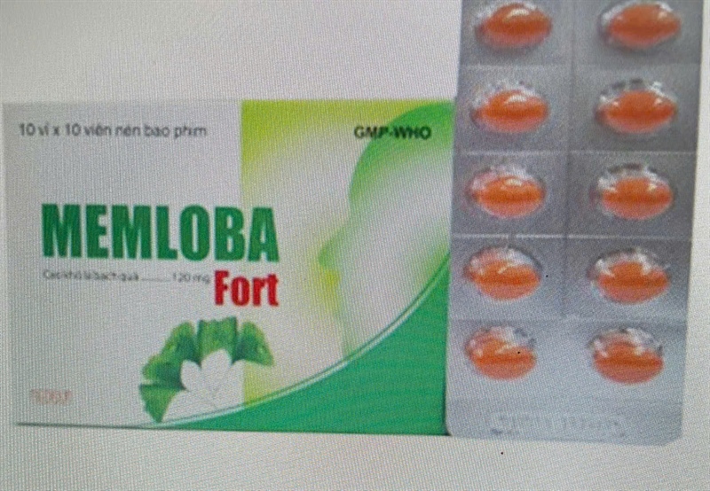 Memloba fort 120mg (H*10vỉ*10viên) - Medisun