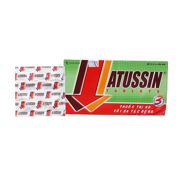 Thuốc Atussin 50mg (H*25vỉ*4viên) - United Pharma
