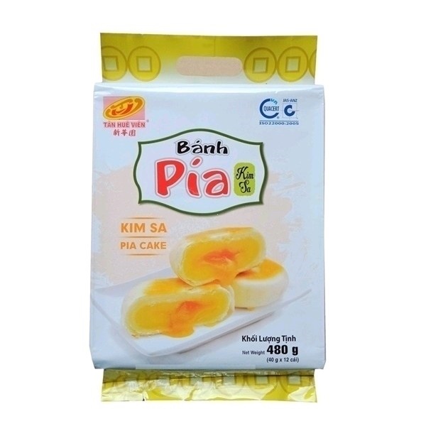Bánh Pía Kim SA tan hue vien sầu riêng tuoi 480GAM