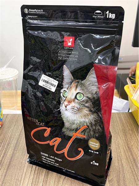 Hạt cho mèo Cat's Eye túi seal 1 kg