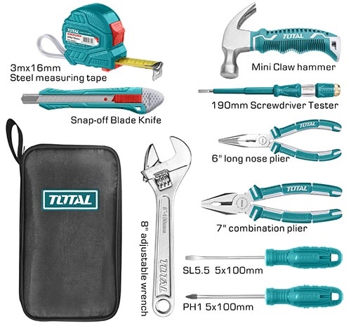 Bộ 9 dụng cụ cầm tay TOTAL - THKTHP90096