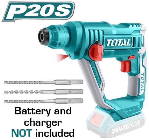 Máy khoan bêtông dùng pin 20V TOTAL - TRHLI1601