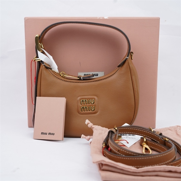 Túi Miu Miu nâu sz17 (A-T) KG+