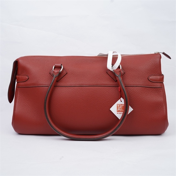 Túi Hermes đỏ nâu kèm tag xanh stamp M sz43 (A-T) KG+