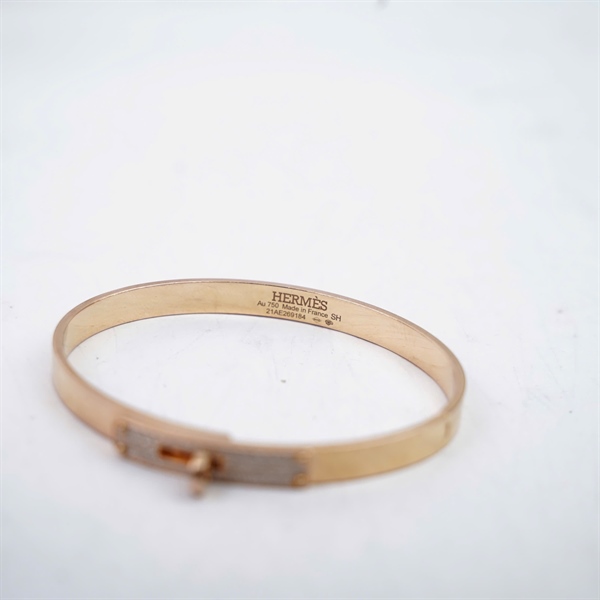 Vòng tay Hermes vàng đính kim (21AE269184) (A-T) KG+