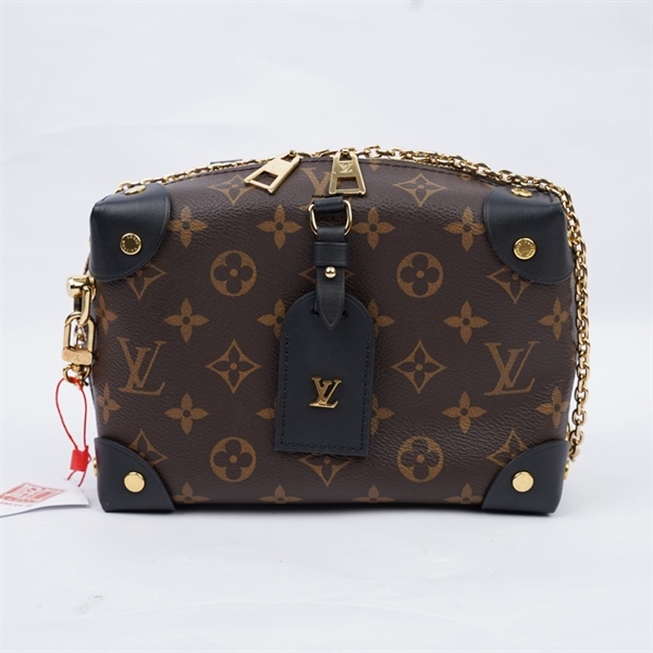 Túi LV Petite Malle Souple hoa nâu 2 strap (TR4290) sz19 (A-T) KG+