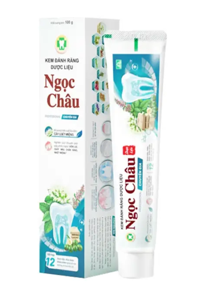 Kem đánh răng dược liệu Ngọc Châu chuyên gia 100g
