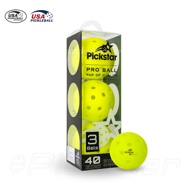 Hộp 3 Bóng Pickleball B1 Pro | Hộp 3 bóng Pickleball Pickstar B1 Pro