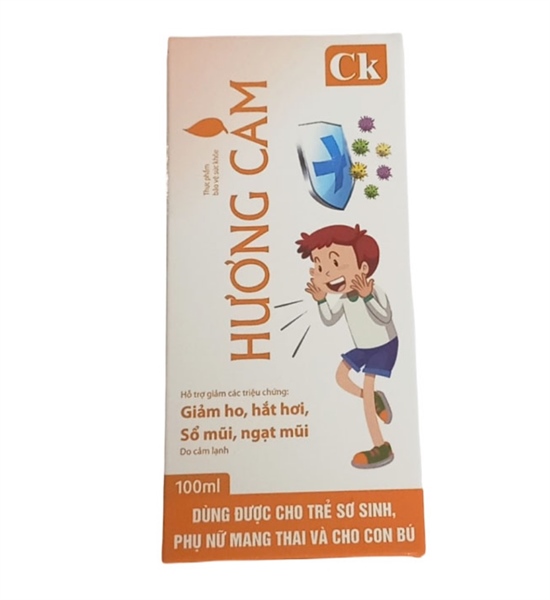 Siro CK Hương cam 100ml STP Hỗ trợ giảm ho hắt hơi sổ mũi ngạt mũi