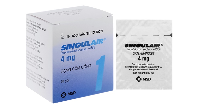 Singulai 4mg (H*28gói) - Hậu Giang
