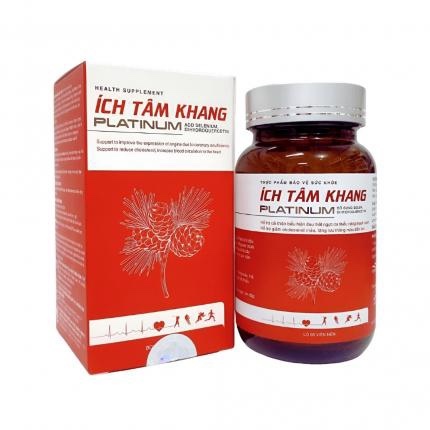ích tâm khang platinum (Lọ*60viên) - NPP Đông Tây