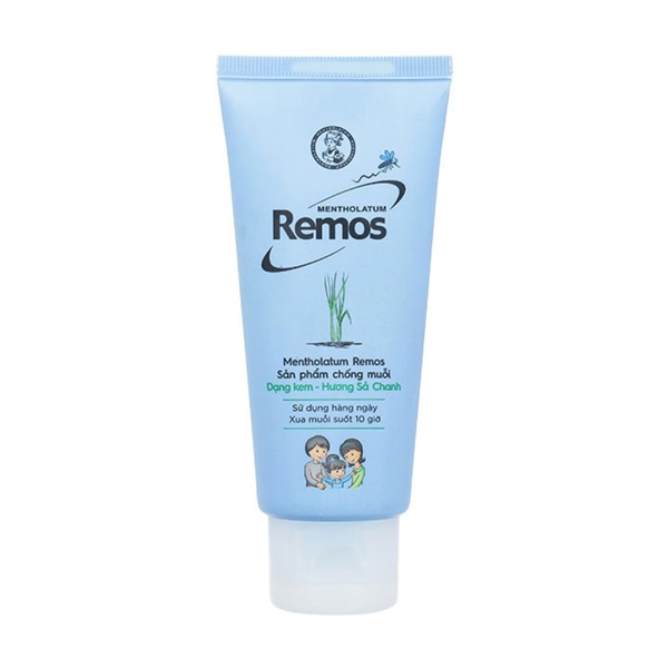 Kem chống muỗi Remos hương sả chanh 70g - VN