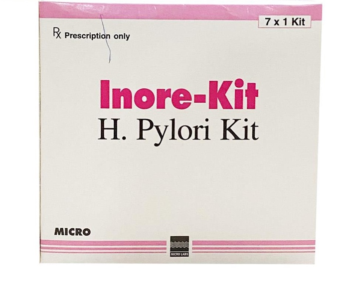 Inore - kit (H.pylori kit) (H*7vỉ*6viên) - India/Micro