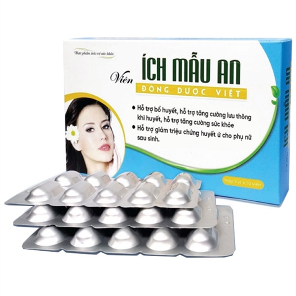 ích mẫu an Đông Dược Việt (H*3vỉ*10viên) - Kiến Tạo Việt