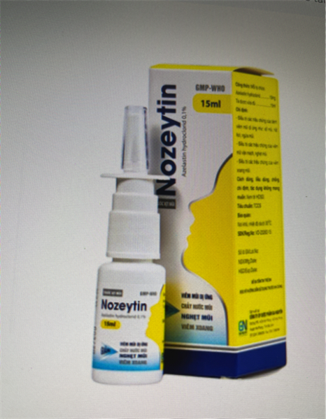 Thuốc xịt mũi Nozeytin ( Azelastin hydroclorid)15ml - Meracin