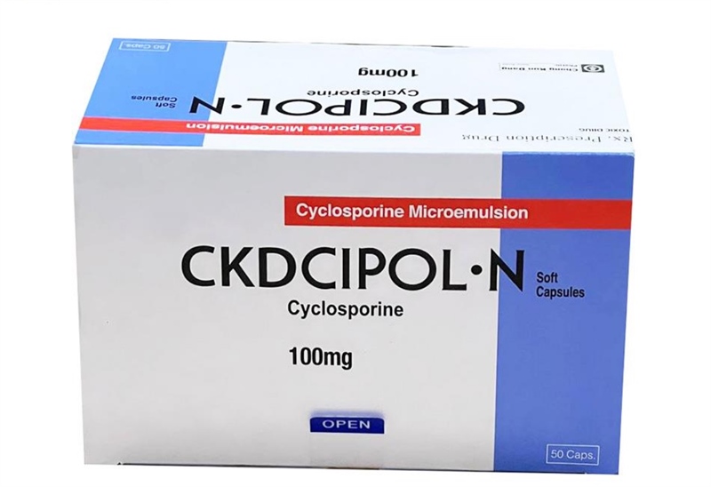 Thuốc CKDCipol -N Cyclosporine 25mg Hàn Quốc Điều trị chống thải ghép tạng và tủy xương (H*10vỉ*5viên)
