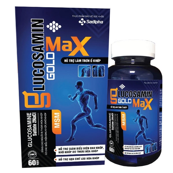 Glucosamin Gold Max (Lọ 60 viên) - Sadipha
