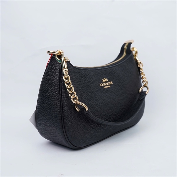 Túi Coach đen 2strap sz24 (QN) KG+