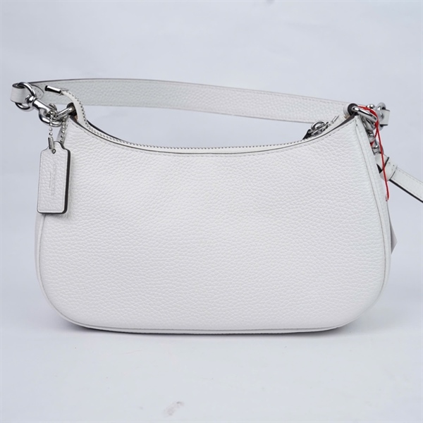 Túi Coach trắng 2strap sz24 (QN) KG+