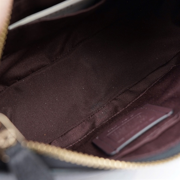 Túi Coach đen 2strap sz24 (QN) KG+