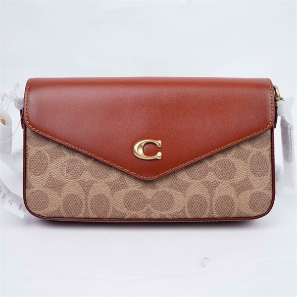 Túi Coach nâu kèm ví sz21 (QN) KG+