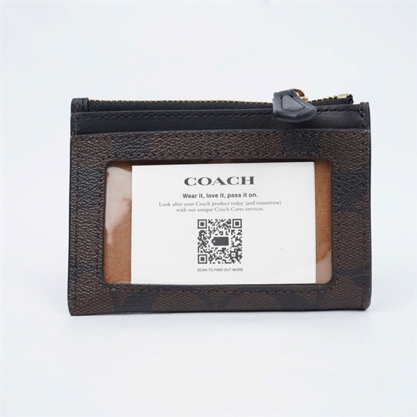 Ví Coach Card nâu (QN) KG+