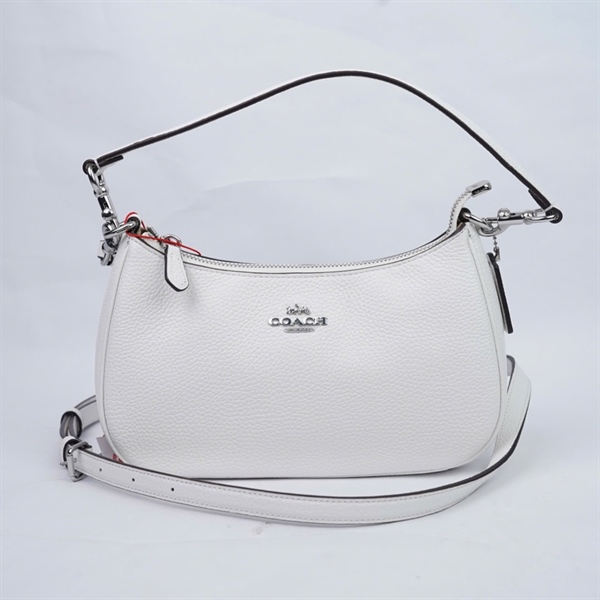 Túi Coach trắng 2strap sz24 (QN) KG+