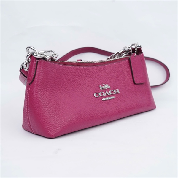 Túi Coach tím 2strap sz26 (QN) KG+