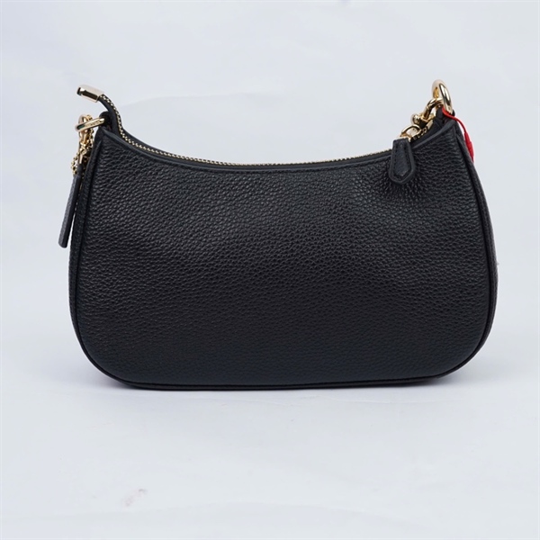 Túi Coach đen 2strap sz24 (QN) KG+