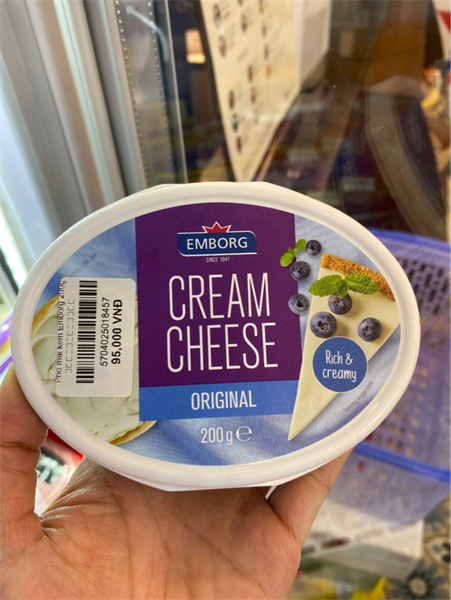 Phô mai kem Emborg 200g エンボーグクリームチーズ