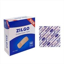 Băng dính cá nhân Zilgo trắng xanh 1,9 x 7,2cm (K*100H*102miếng) - NPP Nam Hà