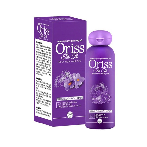 Combo DDVS Phụ Nữ Oriss Tía Tô 200ml + Nước hoa Oriss 10ml - Oribe VN