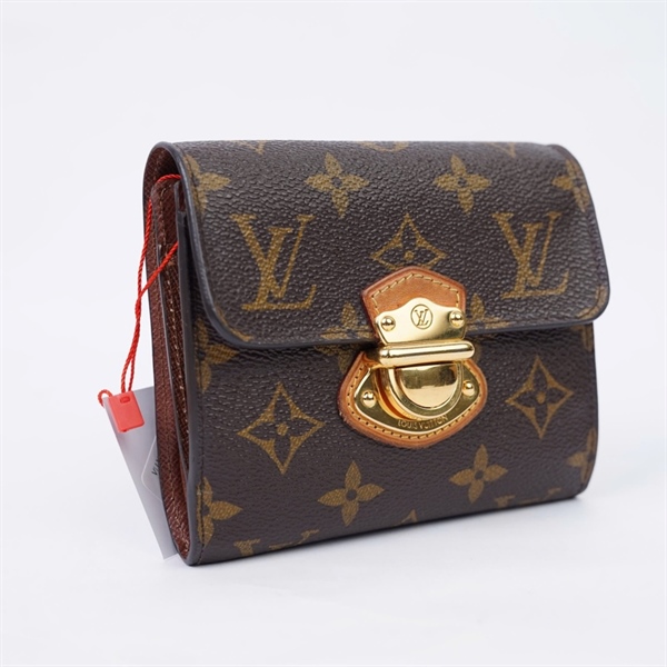 Ví LV hoa nâu khóa vàng (TA3184) (LT) KG+