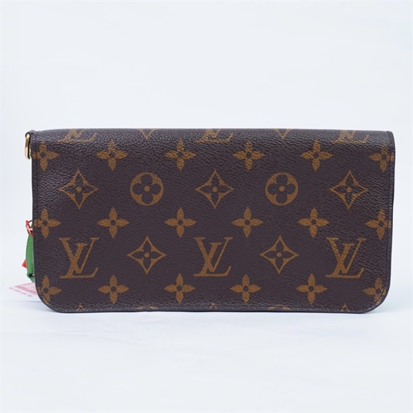 Ví LV hoa nâu lòng xanh (CA4038) (LT) KG+