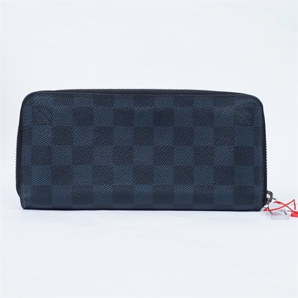 Ví LV zip ô vuông xanh đen (LT) KG+