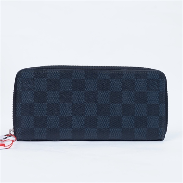 Ví LV zip ô vuông xanh đen (LT) KG+