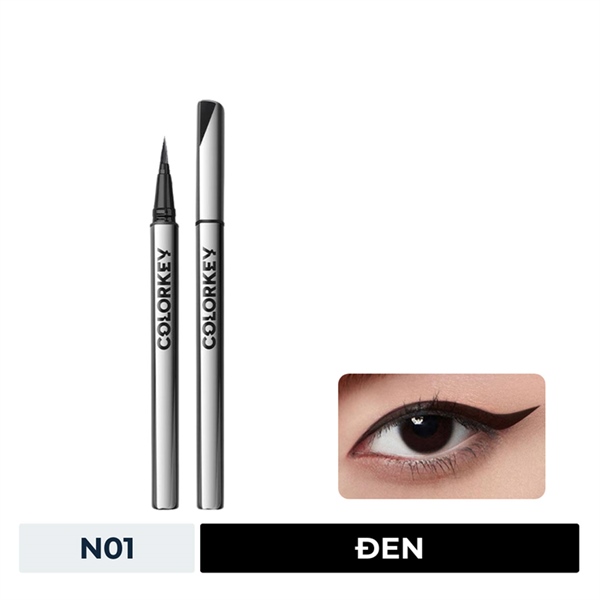 (VAT) Bút kẻ mắt dạng lỏng Colorkey N01 - Đen