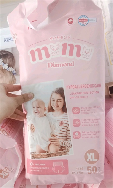 Bỉm Momo Diamond quần XL50