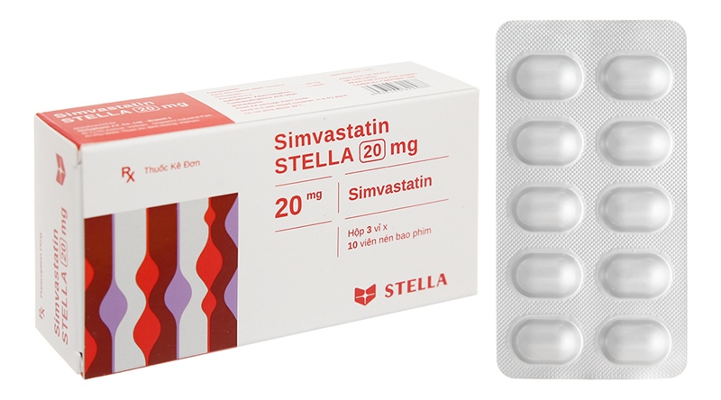 Simvastatin Stella 20mg (H*3vỉ*10viên) - Stellapharm