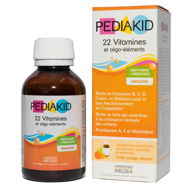 Pediakid 125ml (22 vitamin & Khoáng Chất) - France