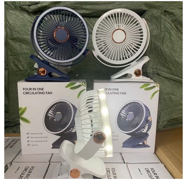 Quạt kẹp bàn four in one