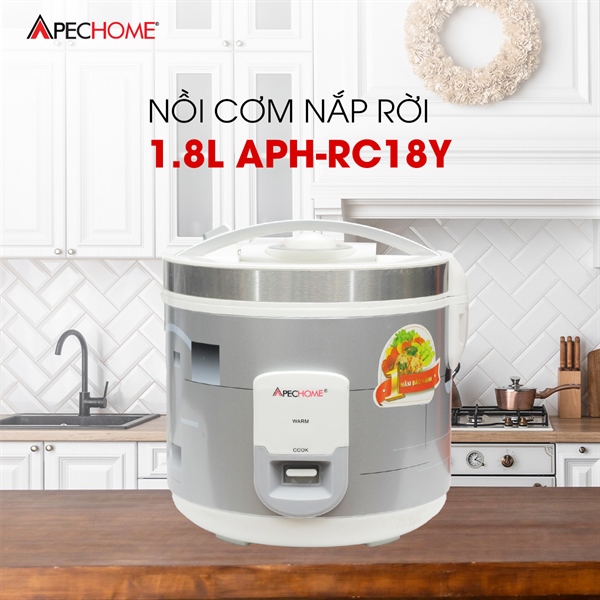 Nồi cơm điện 1.8l Apechome APH-RC18Y